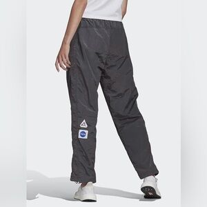 ADIDAS Women's NASA Space Loose Fit Track Pants Grey Size S